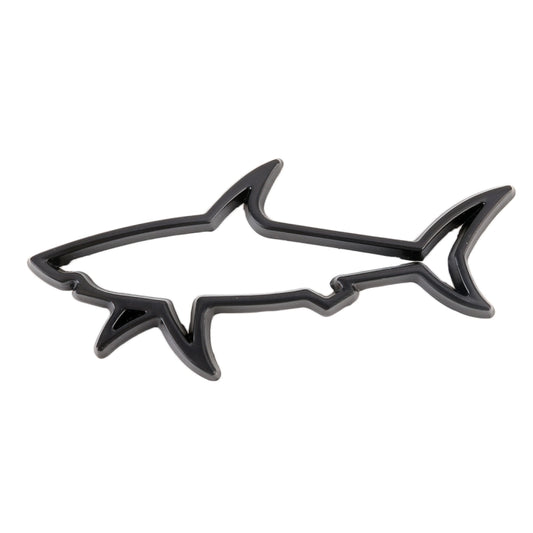 Shark Shape Car Metal Body Decorative Sticker by buy2fix