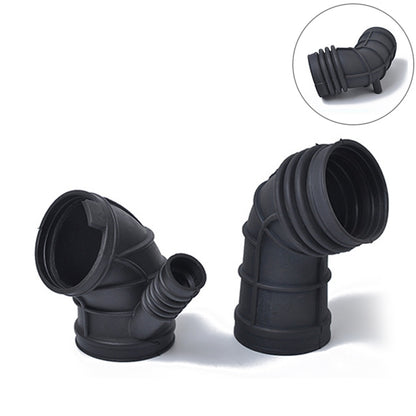 A1233 Fuel Connector Air Intake Boot 13541705209 + Throttle Connection Air Hose 13541438759 for BMW(Black) - Air Intake System by buy2fix | Online Shopping UK | buy2fix