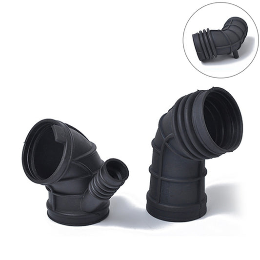 A1233 Fuel Connector Air Intake Boot 13541705209 + Throttle Connection Air Hose 13541438759 for BMW(Black) - Air Intake System by buy2fix | Online Shopping UK | buy2fix