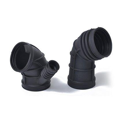 A1233 Fuel Connector Air Intake Boot 13541705209 + Throttle Connection Air Hose 13541438759 for BMW(Black) - Air Intake System by buy2fix | Online Shopping UK | buy2fix