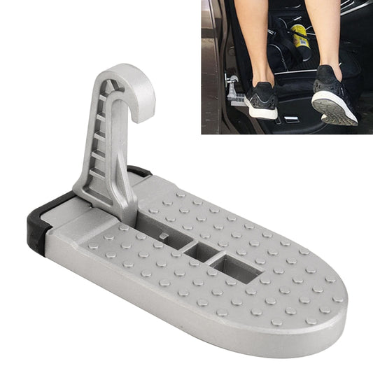 Multi-function Car Door Sill Step Pedals Pads (Silver) - Foot Pedal by buy2fix | Online Shopping UK | buy2fix