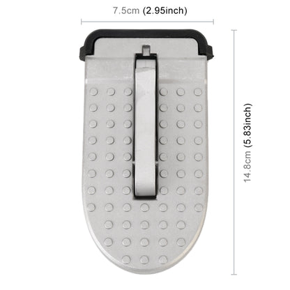 Multi-function Car Door Sill Step Pedals Pads (Silver) - Foot Pedal by buy2fix | Online Shopping UK | buy2fix