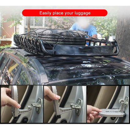 Multi-function Car Door Sill Step Pedals Pads (Silver) - Foot Pedal by buy2fix | Online Shopping UK | buy2fix