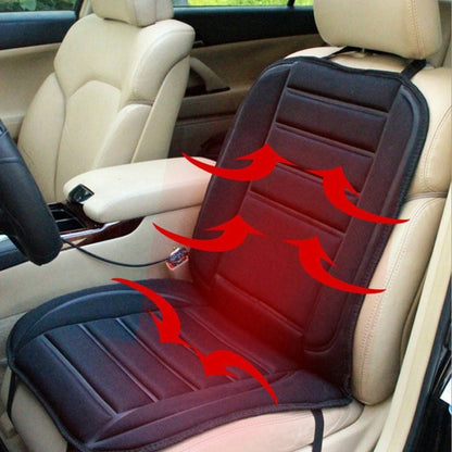 12V Winter Warmer Car Seat Electrical Heating Cushion Pad(Black) by buy2fix