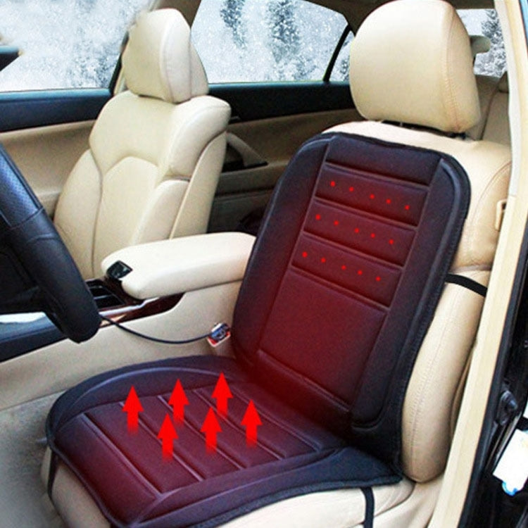 12V Winter Warmer Car Seat Electrical Heating Cushion Pad(Black) by buy2fix