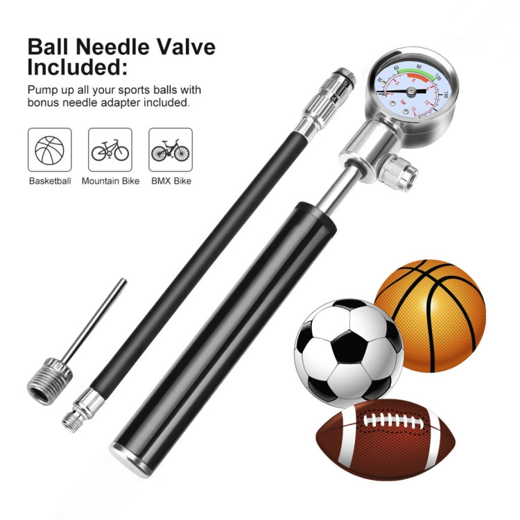 Portable High Pressure Pump Bicycle Pump Mini Mountain Bike Pump + Glue-free Tire Repair Box by buy2fix