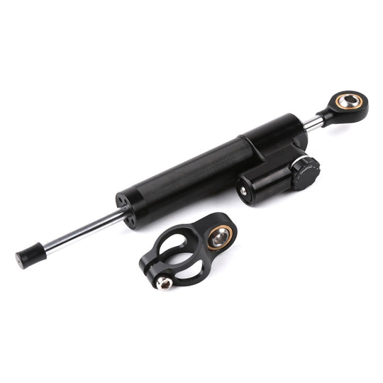 Motorrad Lenker Universal Stoßdämpfer Richtungsdämpfer Lenkungsstabilisator Dämpfer Zubehör(Schwarz)