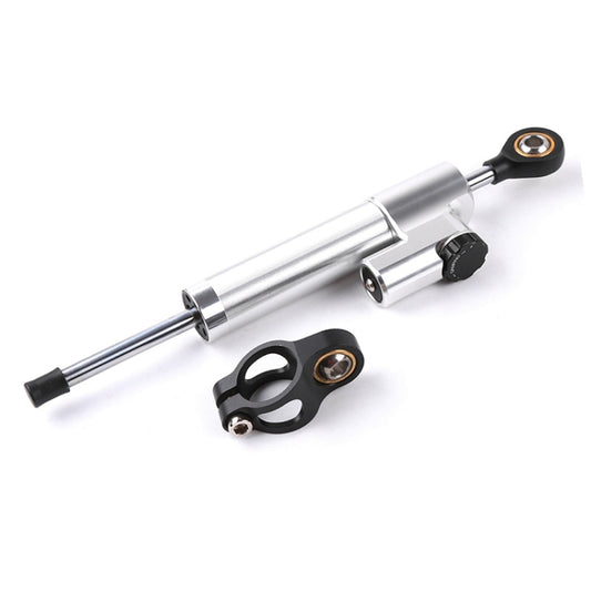 Motorcycle Handlebar Universal Shock Absorber Direction Damper Steering Stabilizer Damper Accessories(Silver) - Replacement Parts by buy2fix | Online Shopping UK | buy2fix