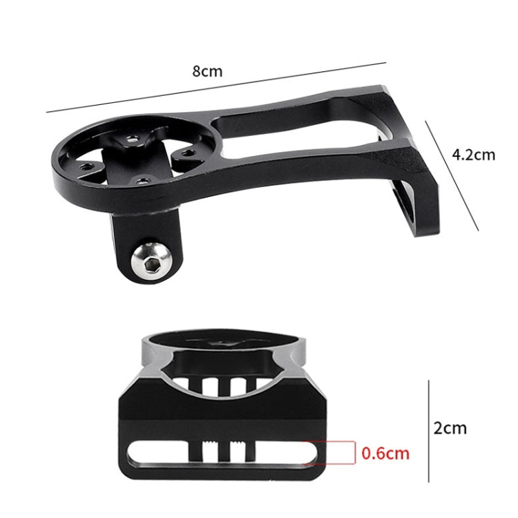 Mountain Bike Code Table Seat Bicycle Extension Bracket Light Stand(Black) by buy2fix