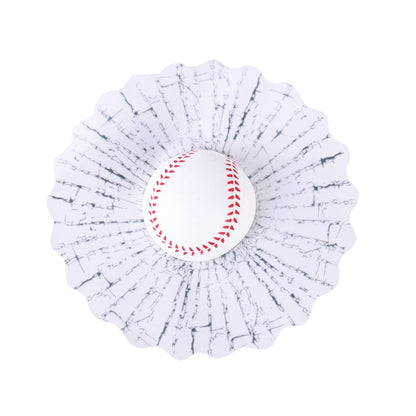 Creative 3D Deco Sport Balls Car Window Crack Decal Sticker (Baseball) by buy2fix