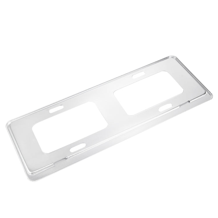 2 PCS Car License Plate Magnesium Alloy Bracket Frame Holder Stand Mount(Silver) by buy2fix