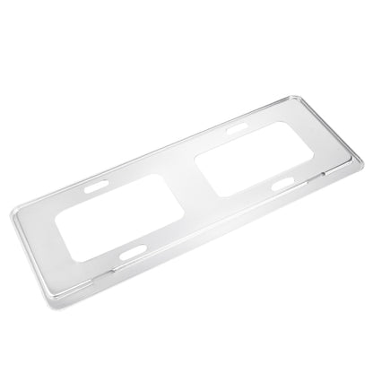 2 PCS Car License Plate Magnesium Alloy Bracket Frame Holder Stand Mount(Silver) by buy2fix