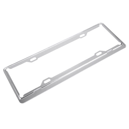 2 PCS Car License Plate Aerospace Aluminum Bracket Frame Holder Stand Mount, Size: 440mm x 140mm(Silver) by buy2fix