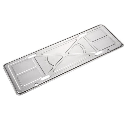 2 PCS Car License Plate Aluminium Alloy Bracket Frame Holder Stand Mount(Silver) by buy2fix