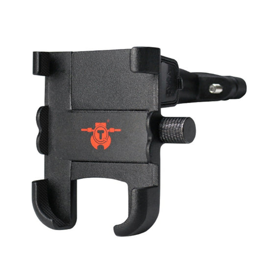 Portable Motorcycle Aluminium Alloy USB Charger Mobile Phone Holder, Handlebars Version - Battery Charger by buy2fix | Online Shopping UK | buy2fix