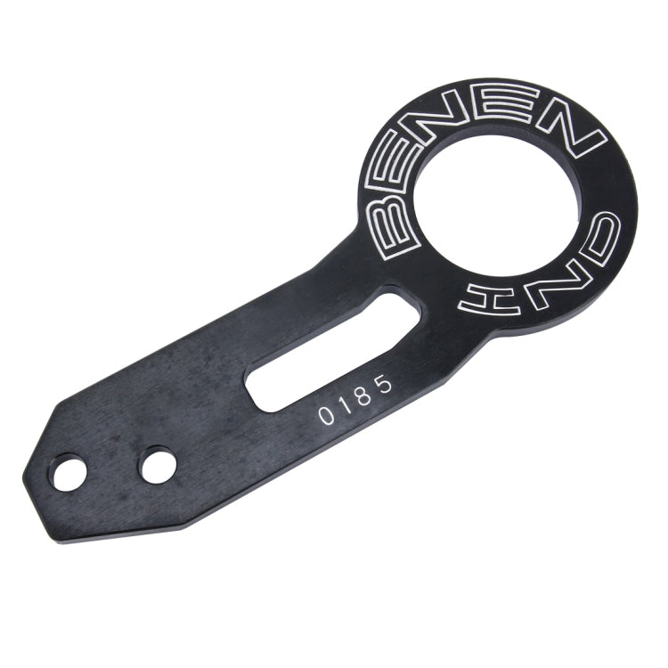 Benen Aluminum Alloy Rear Tow Towing Hook Trailer Ring for Universal Car Auto with Two Screw Holes(Black) by buy2fix