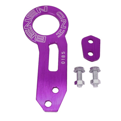Benen Aluminum Alloy Rear Tow Towing Hook Trailer Ring for Universal Car Auto with Two Screw Holes(Purple) by buy2fix
