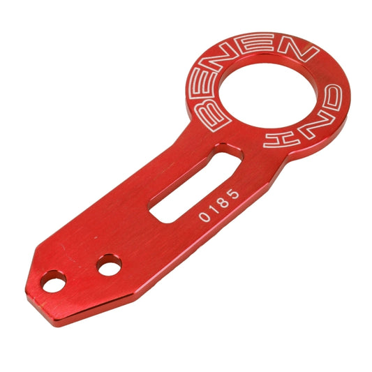 Benen Aluminum Alloy Rear Tow Towing Hook Trailer Ring for Universal Car Auto with Two Screw Holes(Red) - Towing Bars by buy2fix | Online Shopping UK | buy2fix