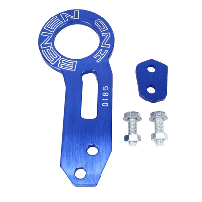 Benen Aluminum Alloy Rear Tow Towing Hook Trailer Ring for Universal Car Auto with Two Screw Holes(Blue) by buy2fix