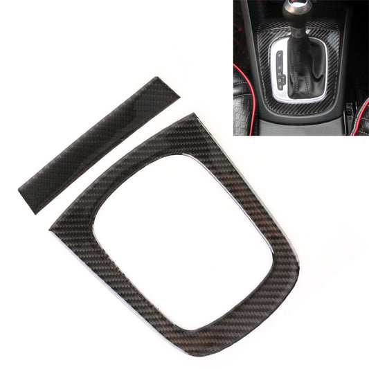2 PCS Carbon Fibre Car Gear Panel Decorative Sticker for Audi Q3 2013-2018 - Car Interior Mouldings by buy2fix | Online Shopping UK | buy2fix
