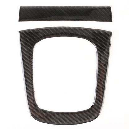 2 PCS Carbon Fibre Car Gear Panel Decorative Sticker for Audi Q3 2013-2018 - Car Interior Mouldings by buy2fix | Online Shopping UK | buy2fix