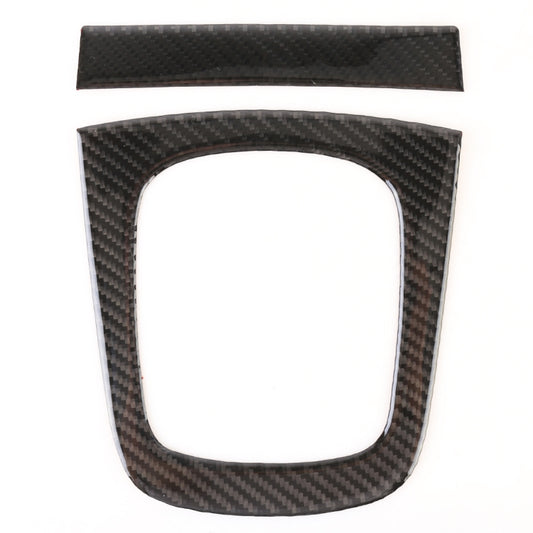 2 PCS Carbon Fibre Car Gear Panel Decorative Sticker for Audi Q3 2013-2018 - Car Interior Mouldings by buy2fix | Online Shopping UK | buy2fix