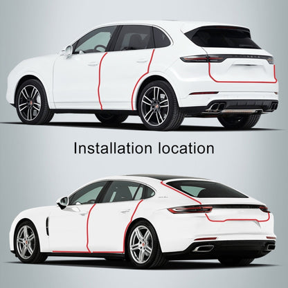 Car Door Anti-collision Strip Protection Guards Trims Stickers Tape, Length : 3cmx10m by buy2fix