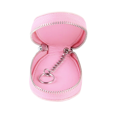 Universal Leather Crocodile Texture Waist Hanging Zipper Wallets Key Holder Bag (No Include Key)(Pink) by buy2fix