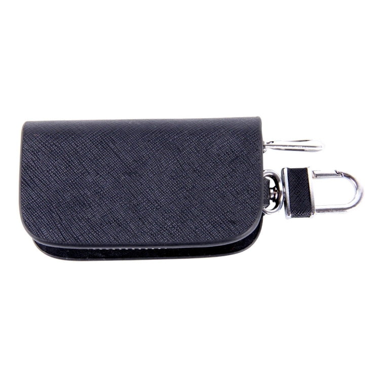 Universal Leather Denim Texture Waist Hanging Zipper Wallets Key Holder Bag (No Include Key)(Black) by buy2fix
