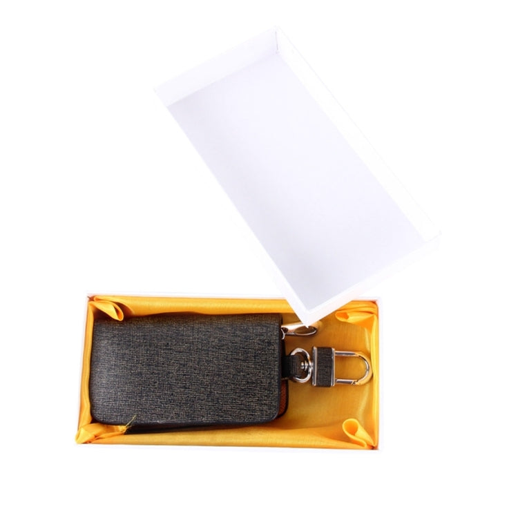 Universal Leather Knead Skin Texture Waist Hanging Zipper Wallets Key Holder Bag (No Include Key)(Black) by buy2fix