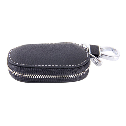 Universal Leather Crocodile Texture Waist Hanging Zipper Wallets Key Holder Bag (No Include Key)(Black) by buy2fix
