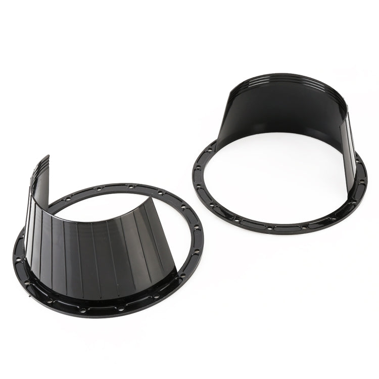 2 PCS 6.5 inch Car Auto Loudspeaker Plastic Waterproof Cover with Protective Cushion Pad, Inner Diameter: 14.5cm - Car Amplifiers by buy2fix | Online Shopping UK | buy2fix