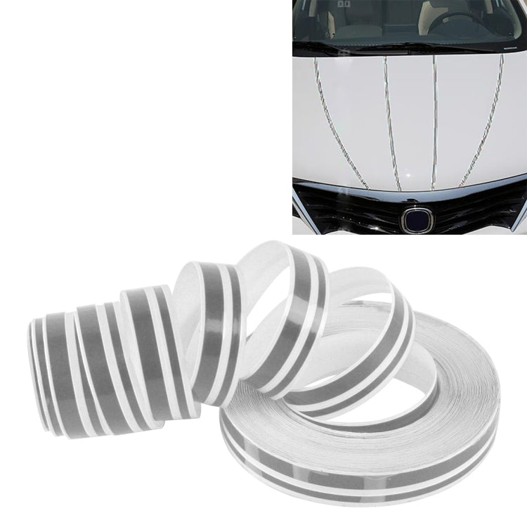 12mm × 9.8m Car Self Adhesive Decorative Stripe Tape Line(Grey) by buy2fix