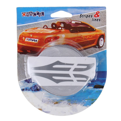 12mm × 9.8m Car Self Adhesive Decorative Stripe Tape Line(Grey) by buy2fix