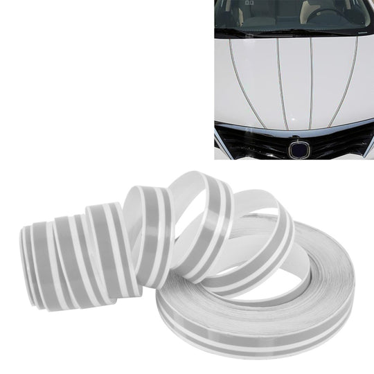 12mm × 9.8m Car Self Adhesive Decorative Stripe Tape Line(Silver)