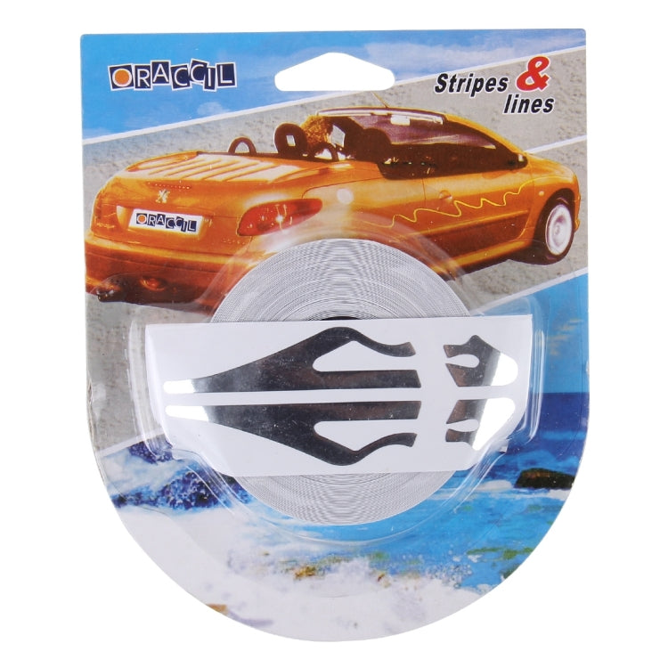 12mm × 9.8m Car Self Adhesive Decorative Stripe Tape Line(Silver) by buy2fix
