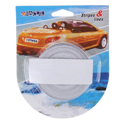 12mm × 9.8m Car Self Adhesive Decorative Stripe Tape Line(White) by buy2fix