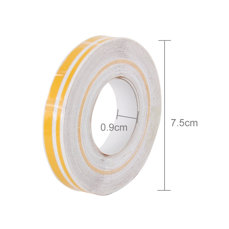12mm × 9.8m Car Self Adhesive Decorative Stripe Tape Line(Yellow) by buy2fix