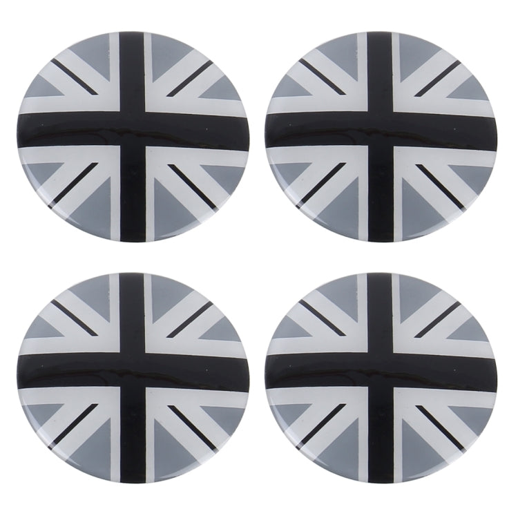 4 PCS National Flag Metal Car Sticker Wheel Hub Caps Centre Cover Decoration by buy2fix