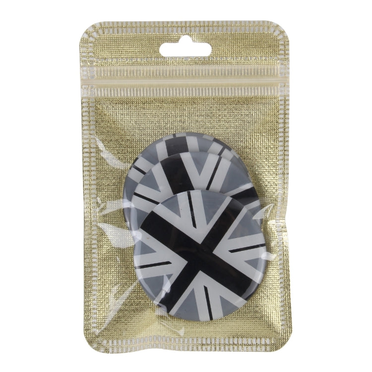 4 PCS National Flag Metal Car Sticker Wheel Hub Caps Centre Cover Decoration by buy2fix