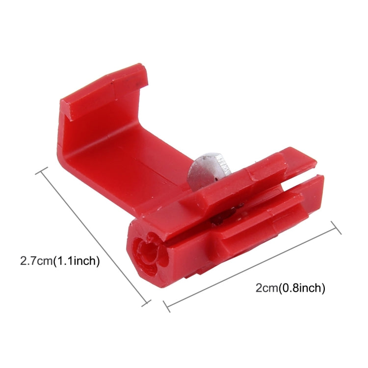 50 PCS Quick Splice Solderless Wire Terminals Connector - Booster Cable & Clip by buy2fix | Online Shopping UK | buy2fix