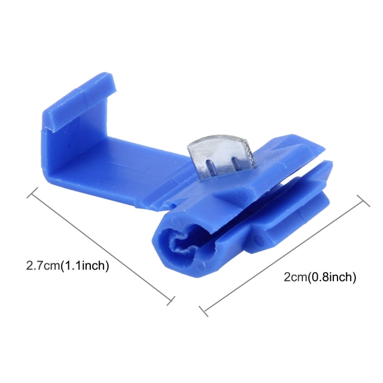50 PCS Quick Splice Solderless Wire Terminals Connector - Booster Cable & Clip by buy2fix | Online Shopping UK | buy2fix