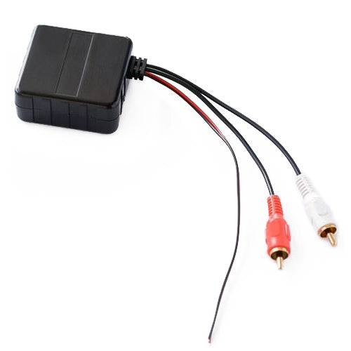 Universal Car Wireless Bluetooth Module 2RCA Lotus Male AUX Audio Adapter Cable - DIY Cables by buy2fix | Online Shopping UK | buy2fix