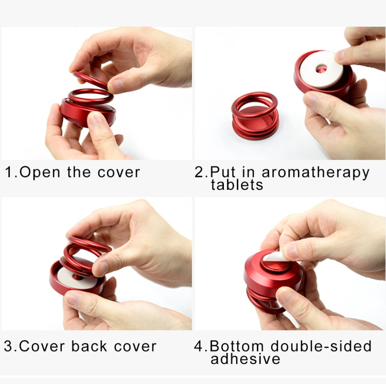 Car Spiral Aromatherapy Decoration Car Ornaments (Blue) by buy2fix