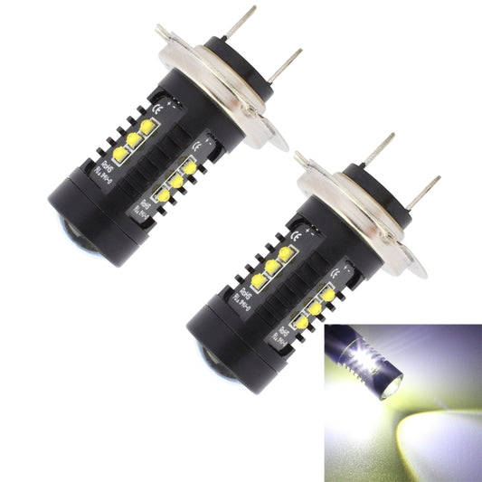 2 PCS MZ 10W 1080LM 5500K H7 12 XB-D LED Car Front Fog Lights Car Car Fog Light Auto Daytime Running Lights, DC 12-24V(White Light) - Fog / Driving Lights by MZ | Online Shopping UK | buy2fix