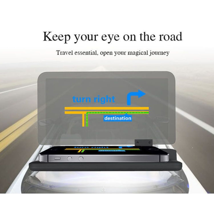 H6 Multi-function Car Smartphone Navigation Head Up Display Holder for 6 Inch Smartphone by buy2fix