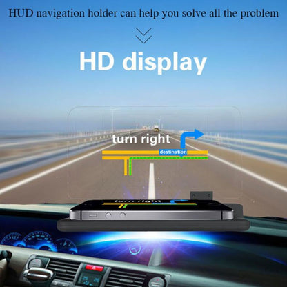 H6 Multi-function Car Smartphone Navigation Head Up Display Holder for 6 Inch Smartphone by buy2fix