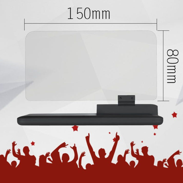 H6 Multi-function Car Smartphone Navigation Head Up Display Holder for 6 Inch Smartphone by buy2fix