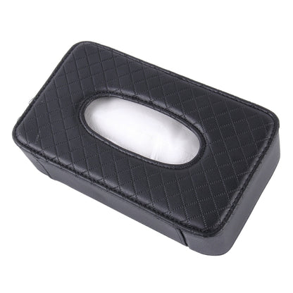 Car Sun Visor Hanger Tissue Box Paper Napkin Bag With 83g Napskins(Black) by buy2fix