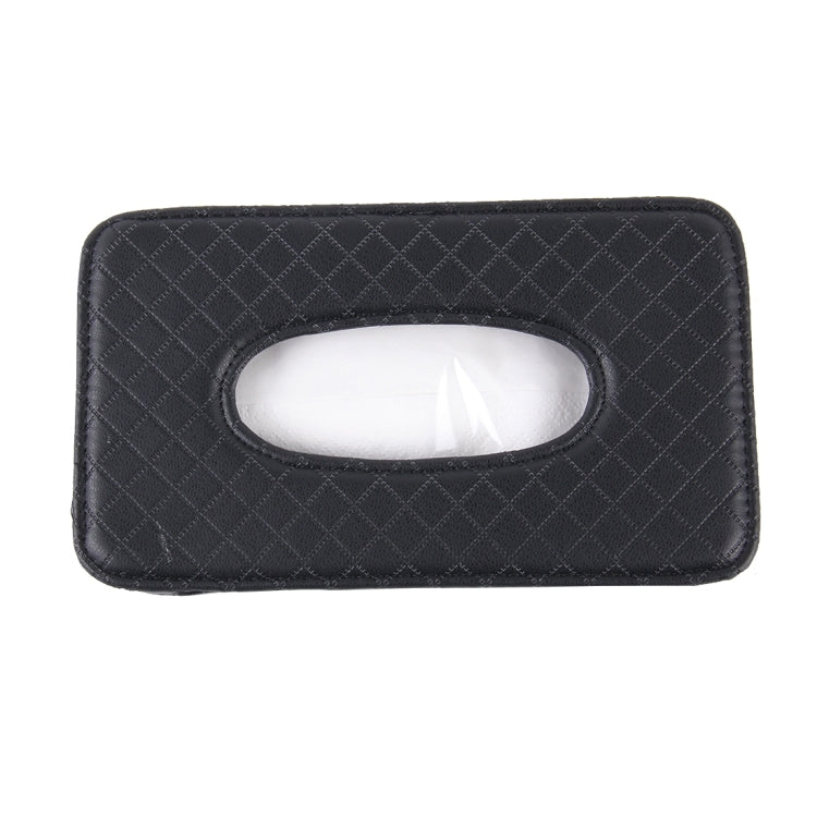 Car Sun Visor Hanger Tissue Box Paper Napkin Bag With 83g Napskins(Black) by buy2fix